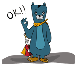 Coco and Blue Bear sticker #6894082