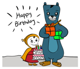 Coco and Blue Bear sticker #6894094