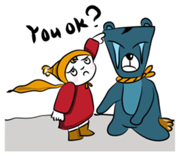 Coco and Blue Bear sticker #6894103