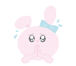 Sokubaku-love-rabbit sticker #6894345