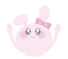 Sokubaku-love-rabbit sticker #6894352