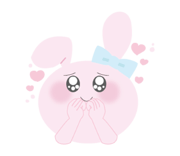 Sokubaku-love-rabbit sticker #6894354