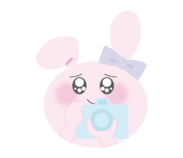 Sokubaku-love-rabbit sticker #6894359