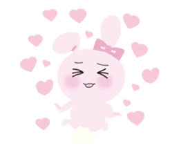 Sokubaku-love-rabbit sticker #6894365