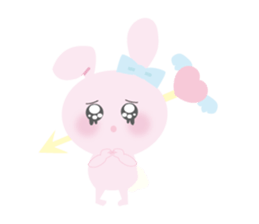 Sokubaku-love-rabbit sticker #6894366