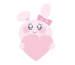 Sokubaku-love-rabbit sticker #6894374