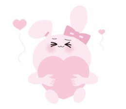 Sokubaku-love-rabbit sticker #6894377