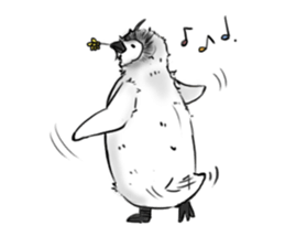 Little penguin by 154 sticker #6894465