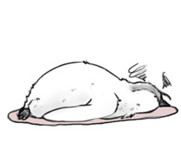 Little penguin by 154 sticker #6894470