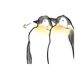 Little penguin by 154 sticker #6894473