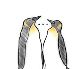 Little penguin by 154 sticker #6894476