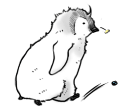 Little penguin by 154 sticker #6894482