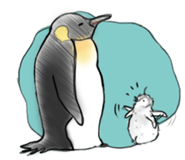 Little penguin by 154 sticker #6894487
