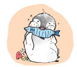 Little penguin by 154 sticker #6894490