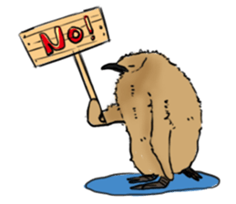 Little penguin by 154 sticker #6894493