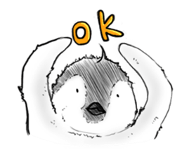 Little penguin by 154 sticker #6894501