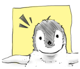 Little penguin by 154 sticker #6894503