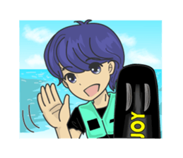 Wakeboarding Boy B sticker #6894564