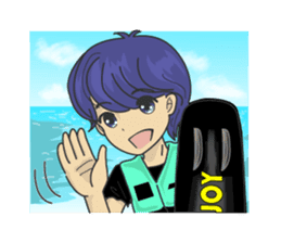 Wakeboarding Boy B sticker #6894564