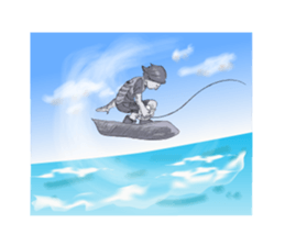 Wakeboarding Boy B sticker #6894581