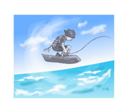 Wakeboarding Boy B sticker #6894581