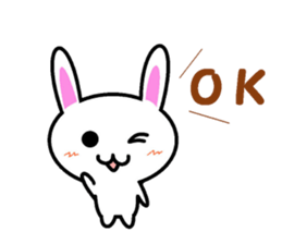 I greet by Mr. rabbit. sticker #6895770