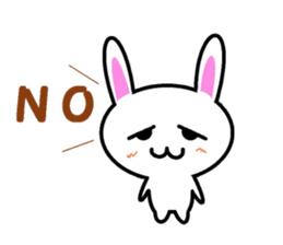 I greet by Mr. rabbit. sticker #6895771