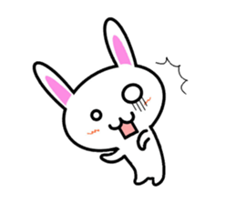 I greet by Mr. rabbit. sticker #6895781