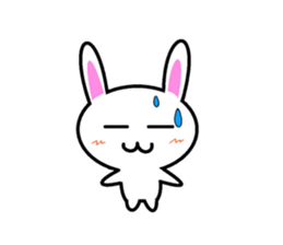 I greet by Mr. rabbit. sticker #6895782