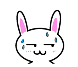 I greet by Mr. rabbit. sticker #6895783