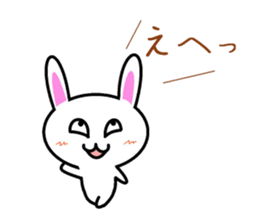 I greet by Mr. rabbit. sticker #6895785