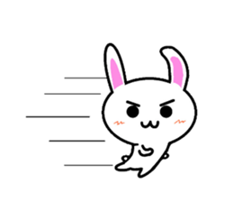 I greet by Mr. rabbit. sticker #6895787