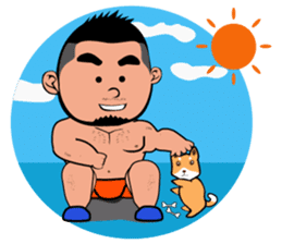 Kenta San Muscle Macho (Eng) sticker #6896014