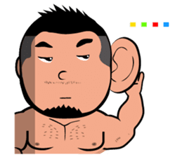 Kenta San Muscle Macho (Eng) sticker #6896016