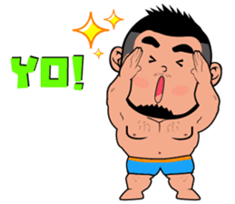Kenta San Muscle Macho (Eng) sticker #6896024