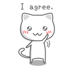 cat life sticker. sticker #6896356