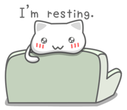 cat life sticker. sticker #6896382