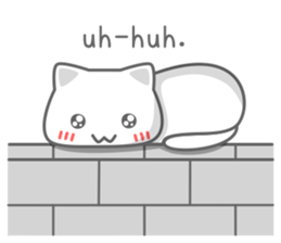 cat life sticker. sticker #6896383