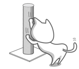 cat life sticker. sticker #6896386