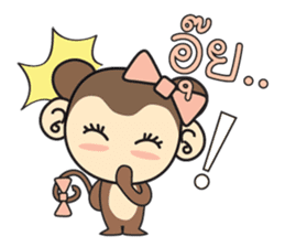 Rin Rin the monkey sticker #6896432