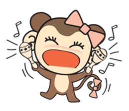 Rin Rin the monkey sticker #6896433