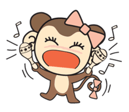 Rin Rin the monkey sticker #6896433