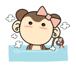 Rin Rin the monkey sticker #6896434