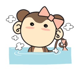 Rin Rin the monkey sticker #6896434