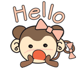 Rin Rin the monkey sticker #6896442