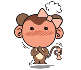 Rin Rin the monkey sticker #6896450