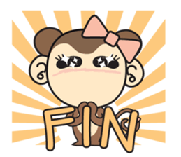 Rin Rin the monkey sticker #6896455