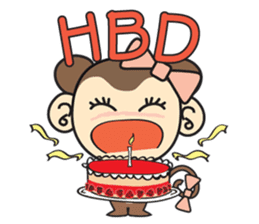 Rin Rin the monkey sticker #6896469