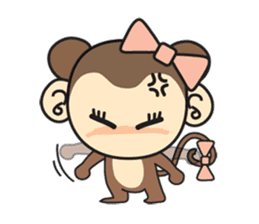 Rin Rin the monkey sticker #6896470