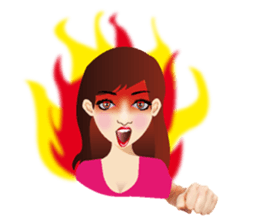 Querulous of Miss.Chandra sticker #6896487